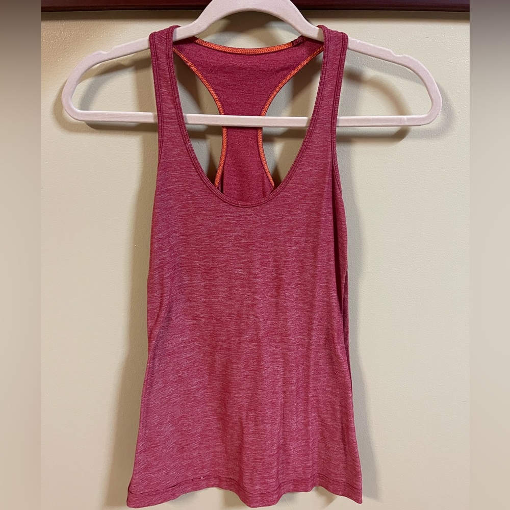 Lululemon athletica red tank top